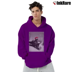 Men’s Star Wars Darth Vader Sledding Christmas Style Pullover Hoodie in purple | Cozy, Durable, Modern Fit