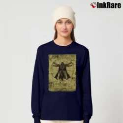 Women’s Star Wars Darth Vader Vitruvian Man Graphic Long-Sleeve Top in navy | Sleek, Versatile, All-Season