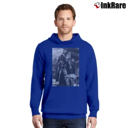 Men’s Star Wars Darth Vader Walking The AT - AT Graphic Pullover Hoodie in royal blue | Cozy, Durable, Modern Fit