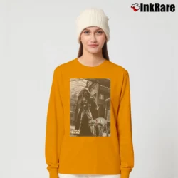 Women’s Star Wars Darth Vader Walking The AT - AT Graphic Long-Sleeve Top in orange | Sleek, Versatile, All-Season