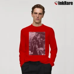Men’s Star Wars Darth Vader Walking The AT - AT Graphic Long-Sleeve Shirt in red | Sleek, Lightweight, Year-Round Wear