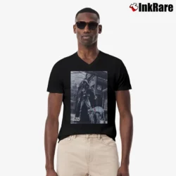 Men’s Star Wars Darth Vader Walking The AT - AT Graphic V-Neck Tee in black | Sharp, Breathable, Everyday Staple