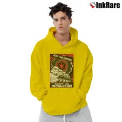 Men’s Star Wars Empire Revolution Graphic Pullover Hoodie in yellow | Cozy, Durable, Modern Fit