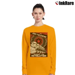 Women’s Star Wars Empire Revolution Graphic Long-Sleeve Top in orange | Sleek, Versatile, All-Season