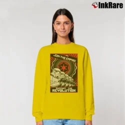 Women’s Star Wars Empire Revolution Graphic Relaxed Sweatshirt in yellow | Soft, Laid-Back Vibe