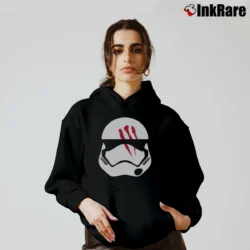 Women’s Star Wars Episode VII Finn Stormtrooper Helmet Cozy Hoodie in black | Warm, Structured, Stylish