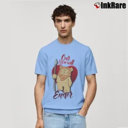 Men’s Star Wars Ewok Love Will Endor Valentine's Day Classic T-Shirt in light blue | Soft, Breathable Everyday Wear