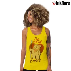 Women’s Star Wars Ewok Love Will Endor Valentine's Day Tank Top in yellow | Lightweight, Movement-Friendly