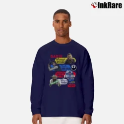 Men’s Star Wars Father's Day 1980s Style Long-Sleeve Shirt in navy | Sleek, Lightweight, Year-Round Wear