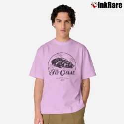 Men’s Star Wars Fly Casual Classic Quote Classic T-Shirt in light pink | Soft, Breathable Everyday Wear