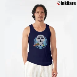 Men’s Star Wars Galactic Empire Stormtrooper Kawaii Easter Tank Top in navy | Breathable, Active-Friendly Design