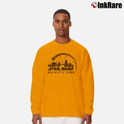 Men’s Star Wars Galaxy's Edge Long-Sleeve Shirt in orange | Sleek, Lightweight, Year-Round Wear