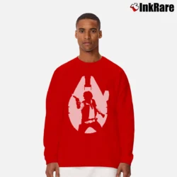 Men’s Star Wars Han Falcon Silhouette Graphic Long-Sleeve Shirt in red | Sleek, Lightweight, Year-Round Wear