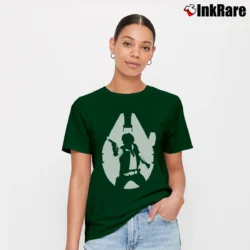 Women’s Star Wars Han Falcon Silhouette Graphic Signature T-Shirt in forest green | Soft, Flattering Fit