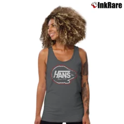 Women’s Star Wars Han Solo Since 1977 Skateboard Tank Top in charcoal | Lightweight, Movement-Friendly