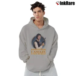Men’s Star Wars Han Solo Sometimes I Amaze Myself Graphic Pullover Hoodie in sport grey | Cozy, Durable, Modern Fit