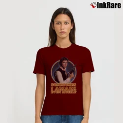 Women’s Star Wars Han Solo Sometimes I Amaze Myself Graphic Signature T-Shirt in maroon | Soft, Flattering Fit