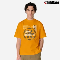 Men’s Star Wars Haynes Manual Speeder Bike Classic T-Shirt in orange | Soft, Breathable Everyday Wear