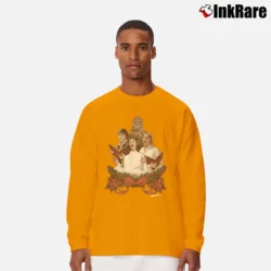 Men’s Star Wars Holiday Special Wookie Life Day Long-Sleeve Shirt in orange | Sleek, Lightweight, Year-Round Wear