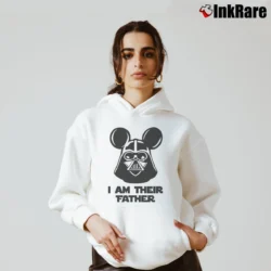 Women’s Star Wars I Am Their Father Darth Vader Disney Cozy Hoodie in white | Warm, Structured, Stylish