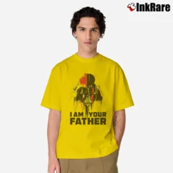 Men’s Star Wars I Am Your Father Official Dad Classic T-Shirt in yellow | Soft, Breathable Everyday Wear
