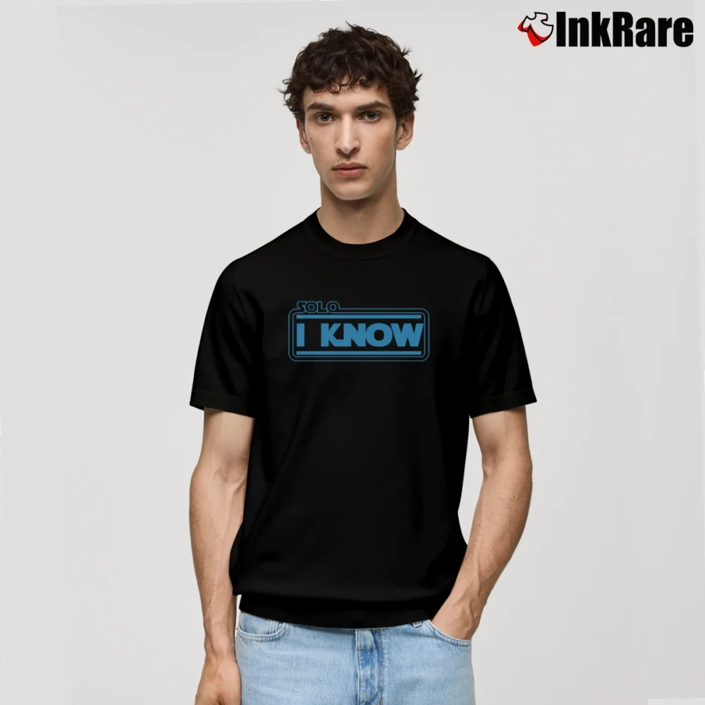 Men’s Star Wars I Love You I Know Couple Classic T-Shirt in black | Soft, Breathable Everyday Wear