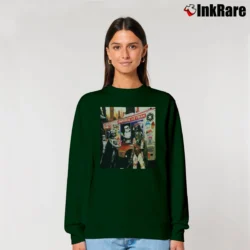 Women’s Star Wars Imperial Ice Cream Funny Parody Relaxed Sweatshirt in forest green | Soft, Laid-Back Vibe