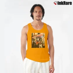 Men’s Star Wars Imperial Ice Cream Funny Parody Tank Top in orange | Breathable, Active-Friendly Design