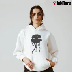 Women’s Star Wars Imperial Probe Droid Empire Cozy Hoodie in white | Warm, Structured, Stylish