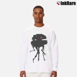 Men’s Star Wars Imperial Probe Droid Empire Long-Sleeve Shirt in white | Sleek, Lightweight, Year-Round Wear