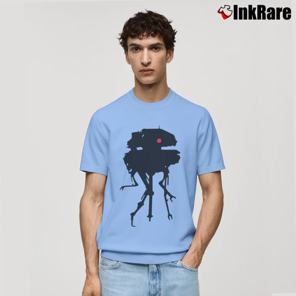 Men’s Star Wars Imperial Probe Droid Empire Classic T-Shirt in light blue | Soft, Breathable Everyday Wear