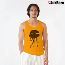 Men’s Star Wars Imperial Probe Droid Empire Tank Top in orange | Breathable, Active-Friendly Design