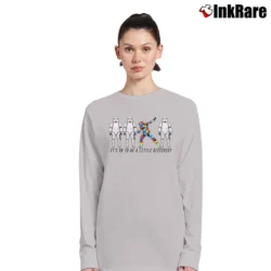 Women’s Star Wars It's Ok To Be A Little Different Autism Awareness Stormtrooper Puzzle Long-Sleeve Top in sport grey | Sleek, Versatile, All-Season
