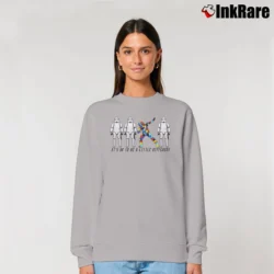 Women’s Star Wars It's Ok To Be A Little Different Autism Awareness Stormtrooper Puzzle Relaxed Sweatshirt in sport grey | Soft, Laid-Back Vibe