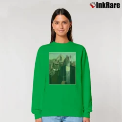 Women’s Star Wars Jar Jar Binks American Binks Inspired Relaxed Sweatshirt in irish green | Soft, Laid-Back Vibe
