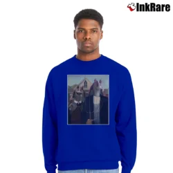 Men’s Star Wars Jar Jar Binks American Binks Inspired Crewneck Sweatshirt in royal blue | Cozy Fabric, Clean Style