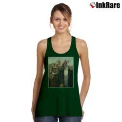 Women’s Star Wars Jar Jar Binks American Binks Inspired Tank Top in forest green | Lightweight, Movement-Friendly