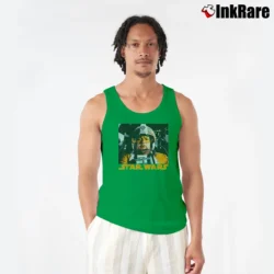 Men’s Star Wars Jek Tono Porkins Graphic Tank Top in irish green | Breathable, Active-Friendly Design