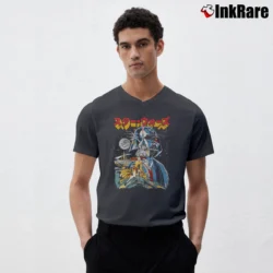 Men’s Star Wars Kanji Poster Graphic V-Neck Tee in charcoal | Sharp, Breathable, Everyday Staple