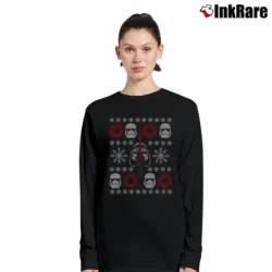 Women’s Star Wars Kylo Ren Merry Christmas Stormtrooper Long-Sleeve Top in black | Sleek, Versatile, All-Season