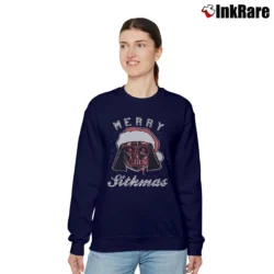 Women’s Star Wars Merry Sithmas Holiday Relaxed Sweatshirt in navy | Soft, Laid-Back Vibe