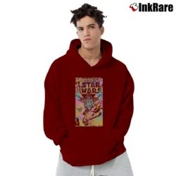 Men’s Star Wars Mighty Vader Looming Pullover Hoodie in maroon | Cozy, Durable, Modern Fit