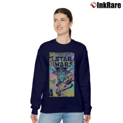 Women’s Star Wars Mighty Vader Looming Relaxed Sweatshirt in navy | Soft, Laid-Back Vibe