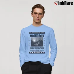 Men’s Star Wars Modal Nodes Ringer Style Long-Sleeve Shirt in light blue | Sleek, Lightweight, Year-Round Wear