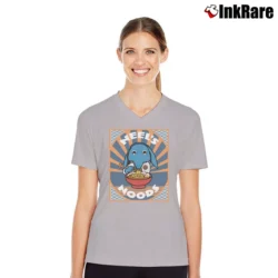 Women’s Star Wars Neel Noods V-Neck Tee in sport grey | Chic Neckline, Soft Texture
