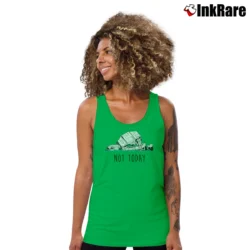 Women’s Star Wars Not Today Funny Quote Classic Tank Top in irish green | Lightweight, Movement-Friendly