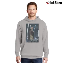 Men’s Star Wars Obi Wan Kenobi Lightsaber Graphic Pullover Hoodie in sport grey | Cozy, Durable, Modern Fit