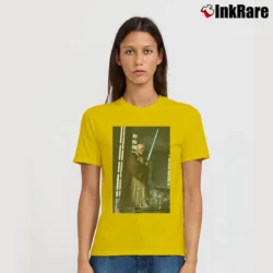 Women’s Star Wars Obi Wan Kenobi Lightsaber Graphic Signature T-Shirt in yellow | Soft, Flattering Fit