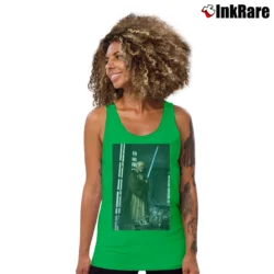 Women’s Star Wars Obi Wan Kenobi Lightsaber Graphic Tank Top in irish green | Lightweight, Movement-Friendly