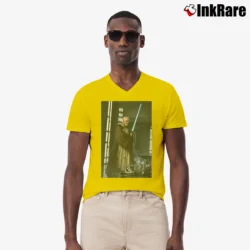 Men’s Star Wars Obi Wan Kenobi Lightsaber Graphic V-Neck Tee in yellow | Sharp, Breathable, Everyday Staple